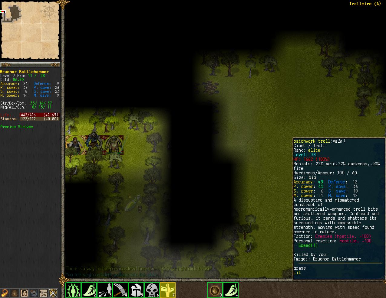 Level 38 Patchwork Troll in Trollmire 4