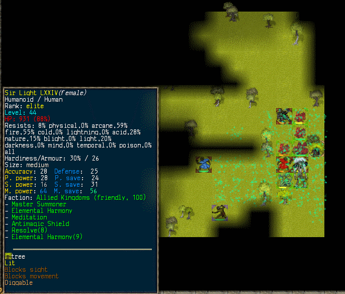 Screenshot of the bug