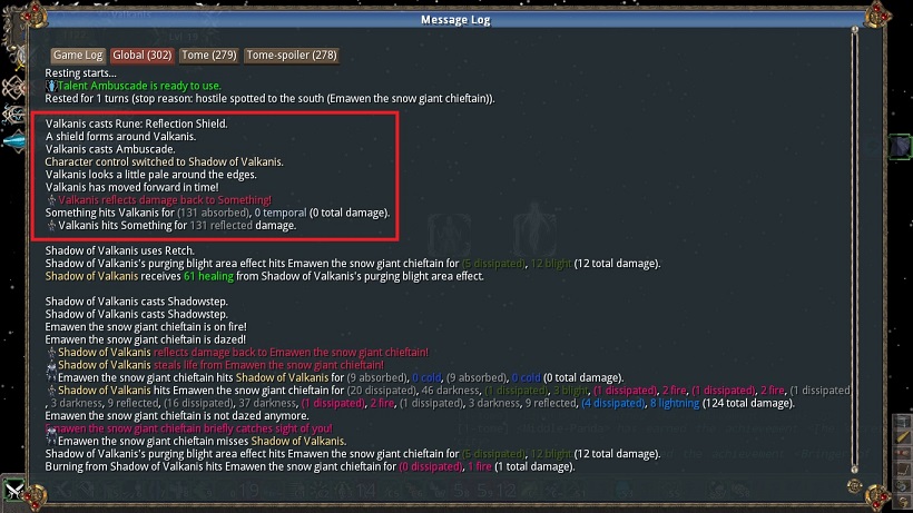 I adsorbed the damage so that didn't kill me.