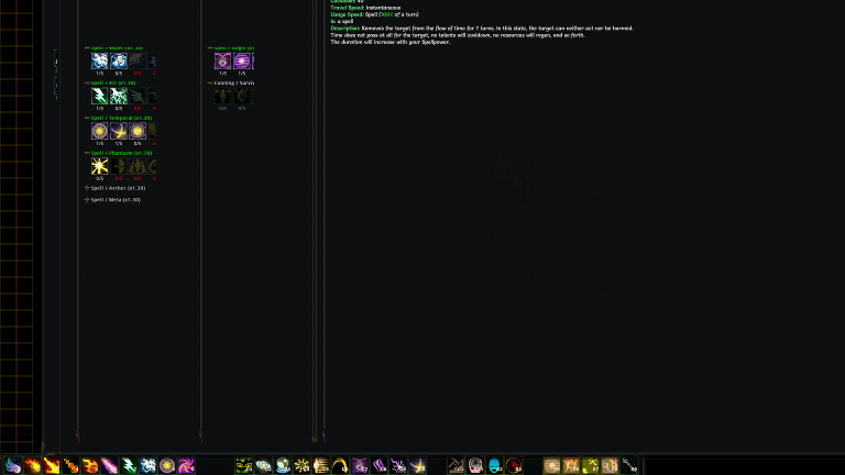 Zoom at 125, cannot see all the levelup images and text. Used in-game screenshot function, cuts off top and right sides.