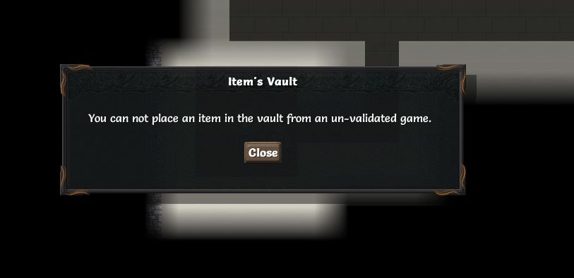 Cannot Access Item Vault.jpg