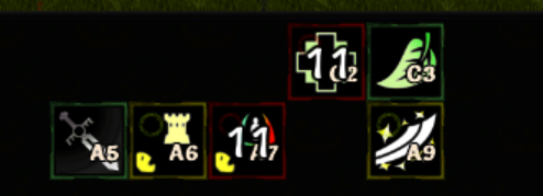 skill icons on hotbar