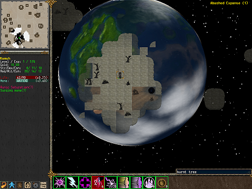 Screenshot of Abashed Expanse Very Minor Graphical Error